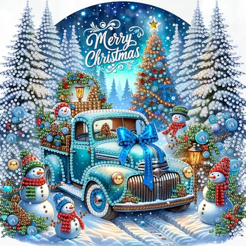 GETBSTOOP 5D DIY Partial Special geformtes Bohrer Diamant Malerei XMAs Car Kit30x30cm GETBSTOOP 5D DIY Partial Special geformtes Bohrer Diamant Malerei XMAs Car Kit30x30cm von GETBSTOOP