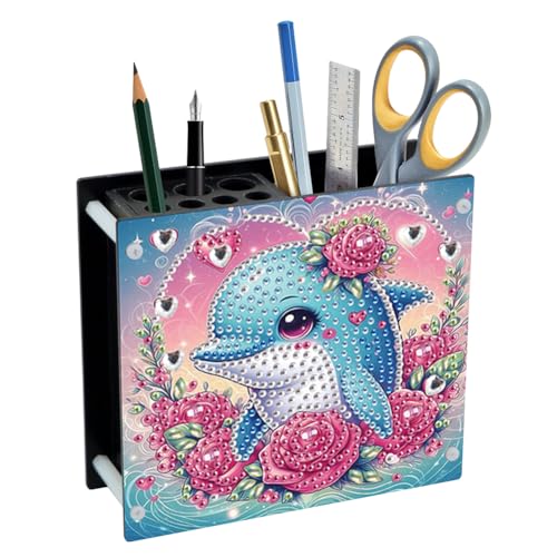 GETBSTOOP ACRYLIC Special Form DIY Bleistifthalter Organizer (Delphin) von GETBSTOOP