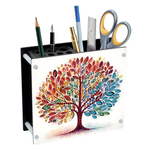 GETBSTOOP ACRYLIC Special Form DIY Painting Bleistifthalter Organizer (Baum) von GETBSTOOP