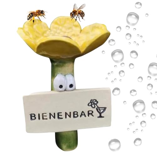 GETBSTOOP Bienentränke for Den Garten, Insektentränke In Blumenform, Fascinating Drinkers For Wild Bees And Insekten, Insekten Tränke Trinkbecher for Durstige Bestäuber von GETBSTOOP