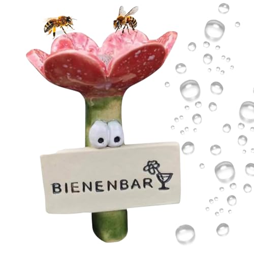GETBSTOOP Bienentränke for Den Garten, Insektentränke In Blumenform, Fascinating Drinkers For Wild Bees And Insekten, Insekten Tränke Trinkbecher for Durstige Bestäuber von GETBSTOOP
