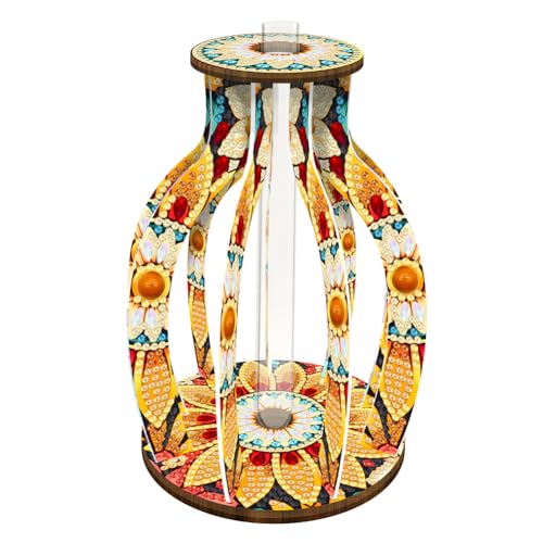 GETBSTOOP Blumenvase Diamantmal-Kits for Erwachsene, DIY 5D Diamantmalung Glitzernde Flasche mit Blumen Vollständige Kits, Diamantmal-Kits Edelstein Kunst und Handwerk Wohnungswanddekoration von GETBSTOOP