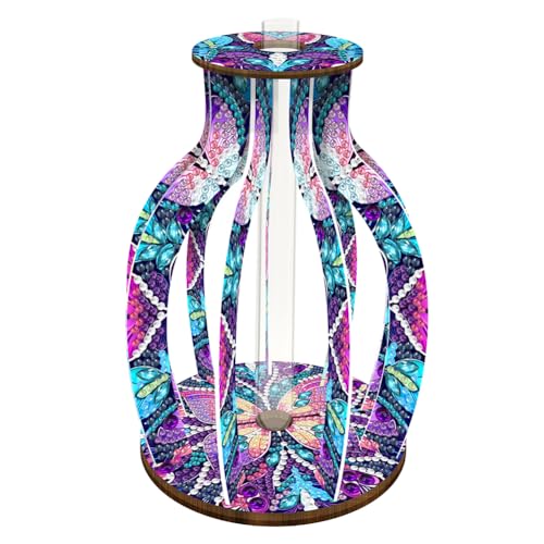 GETBSTOOP Blumenvase Diamantmal-Kits for Erwachsene, DIY 5D Diamantmalung Glitzernde Flasche mit Blumen Vollständige Kits, Diamantmal-Kits Edelstein Kunst und Handwerk Wohnungswanddekoration von GETBSTOOP
