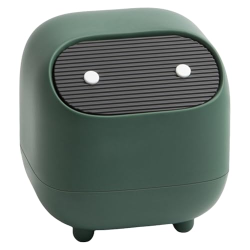 GETBSTOOP Desktop Mülleimer Mülleimer Press Typ Haushalt Aufbewahrungsbehälter Doppelschicht Mini Mülldose for Couchtisch Küche von GETBSTOOP