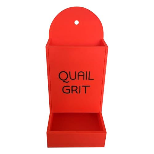GETBSTOOP HICKE OYSER SHAUS UND KRITTER Feeder Huhn Kein Abfall Coop Accessoires (Rot C) von GETBSTOOP