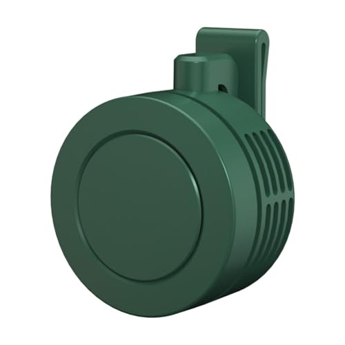 GETBSTOOP Mini Clip -Lüfter wieder aufladbarer tragbarer Lüfter 3 Geschwindigkeit Taillenlüfter for Outdoor (grün) von GETBSTOOP