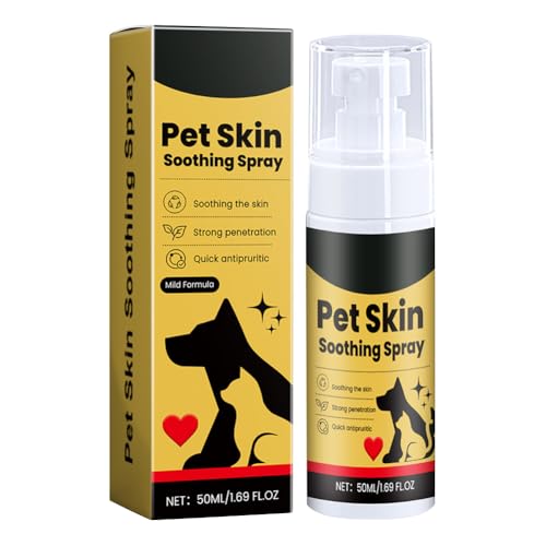 GETBSTOOP Zoomie Spray for Hunde, Hautbehandlungsspray for Haustiere, Hot Spot Spray for Hunde, Juckreizlindernde Sprays & Hot Spot Behandlung, Hilft bei Allergien und trockener, juckender Haut von GETBSTOOP