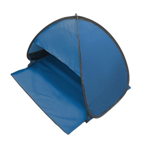 Strandkopfstützen Sonnenschutzzelt Automatisches Campingkopfzelt (verlängerter silberner Mantel) von GETBSTOOP