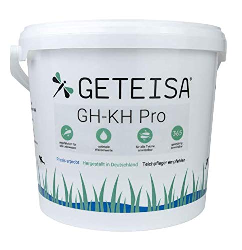 GETEISA GH-KH Pro 10 kg - Teichwasserhärter für optimale Wasserqualität, Erhöht Karbon- und Gesamthärte, Ideal für Gartenteich und Schwimmteich, Sichere Wasserwertaufhärtung, Made in Germany GETEISA GH-KH Pro 10 kg - Teichwasserhärter für optimale Wasserqualität, Erhöht Karbon- und Gesamthärte, Ideal für Gartenteich und Schwimmteich, Sichere Wasserwertaufhärtung, Made in Germany von GETEISA