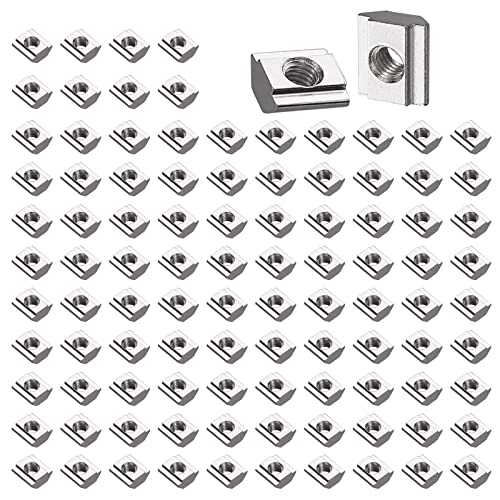 GETLITOOL Nutensteine, 100PCS Typ-B Gleitmuttern T Nut Muttern Hammermutter Nut 6 M5, Kohlenstoffstahl, Hammerkopf Befestigungsmutter für Aluminiumprofil-Extrusionsschlitz 20-Serie GETLITOOL Nutensteine, 100PCS Typ-B Gleitmuttern T Nut Muttern Hammermutter Nut 6 M5, Kohlenstoffstahl, Hammerkopf Befestigungsmutter für Aluminiumprofil-Extrusionsschlitz 20-Serie von GETLITOOL