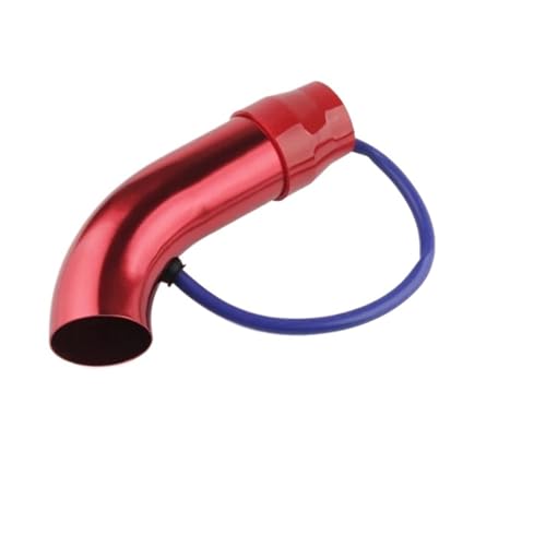 Auto Lufteinlass Ansaugschlauch 76 Mm Auto Nachgerüstet Luftfilter Ansaugrohr Filter Kaltluftfilter Rohr Kit Auto Motor Ansaugrohr(Red) von GETPZPZHMQ