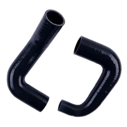 Auto Lufteinlass Ansaugschlauch Für Smart Für Fortwo 450 Für Roadster 452 600cc 700cc 1999-2007 Ladeluftkühler Rohr Lufteinlass Schlauch Kit Auto Teile(Black 2 pieces) von GETPZPZHMQ