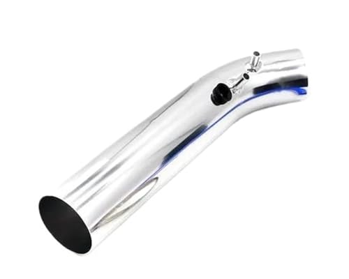 Auto Lufteinlass Ansaugschlauch Universal 3'' Zoll 76 Mm Auto Luft Ansaugrohr Kit Luftfilter Ansaugkanal Rohr Kit Auto Luft Ansaugrohr(Silver) von GETPZPZHMQ