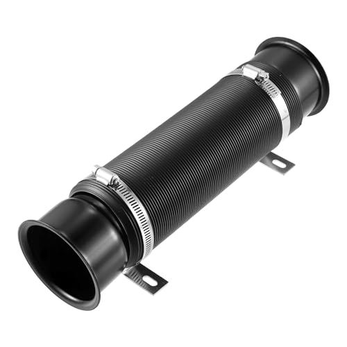 Auto Lufteinlass Ansaugschlauch Universal Einstellbare 76 Mm 3 Zoll Auto Ansaugluft Rohr Schlauch Kaltluft Turbo Ansaugrohr Auto Luftansaugrohr Lufteinlässe(Black) von GETPZPZHMQ