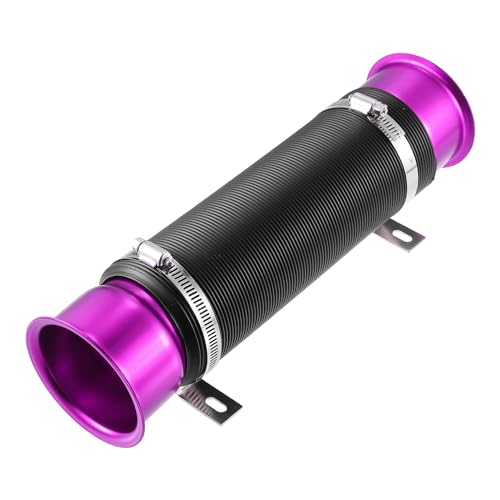 Auto Lufteinlass Ansaugschlauch Universal Einstellbare 76 Mm 3 Zoll Auto Ansaugluft Rohr Schlauch Kaltluft Turbo Ansaugrohr Auto Luftansaugrohr Lufteinlässe(Purple) von GETPZPZHMQ