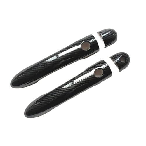 GETPZPZHMQ Auto Außentürgriff Für Megane 2 Ii MK2 Zubehör Türgriff Abdeckung Trim Griffe Abdeckungen Kunststoff Nachahmung Carbon Faser Auto-Styling Außentürgriffe-Kappen Blenden(2DC1K2) von GETPZPZHMQ