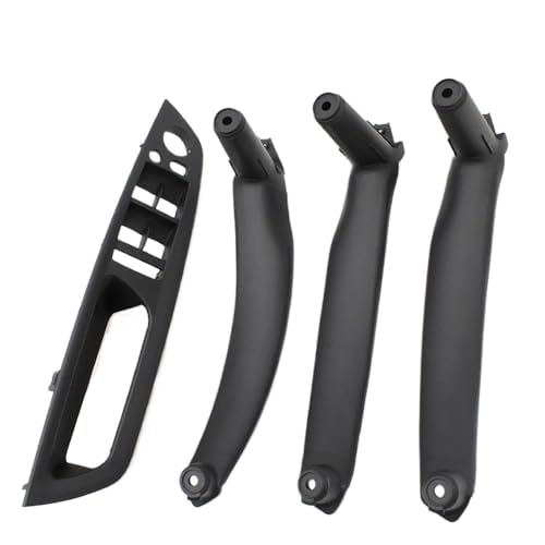 Inneren Türgriffabdeckung Für X5 Für X6 Für E70 Für E71 Für E72 2007-2014 4 Stücke Set Auto Innen Tür Armlehne Pull Griff Abdeckung Trim Set Innentür Pull Griff Auto(LHD Black Set) von GETPZPZHMQ