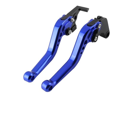 Motorrad Bremskupplungshebel Für CBR650R 2019 2020 2021 2022 2023 2024 Motorradzubehör 6 Einstellbare Getriebe-Kurzbremskupplungshebelgriffe(Blue) von GETPZPZHMQ