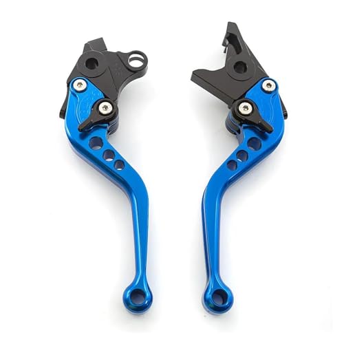 Motorrad Bremskupplungshebel Für GS500 1989-2009 Für GS500F 2004-2012 Für GS 500 F 2005 2006 2007 2008 2009 Motorradbremskupplungshebel Kupplung Bremshebel(147mm Blue) von GETPZPZHMQ