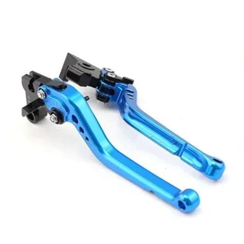 Motorrad Bremskupplungshebel Für GSF 650 Für BANDIT 1200 1250 Für GSX 650F Für GSX1250FA Für GSX1400 Lange Bremse Kupplung Hebel Motorrad Teil Kupplung Bremshebel(Long blue) von GETPZPZHMQ