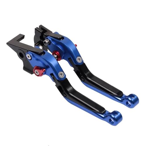 Motorrad Bremskupplungshebel Für MT07 Für MT-07 Für MT 07 2014-2018 2019 2020 2021 Bremse Kupplung Hebel Griff Einstellbar Fall Beweis Hand Schutz Kupplung Bremshebel(A-Blue) von GETPZPZHMQ