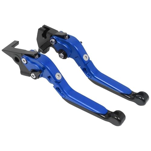 Motorrad Bremskupplungshebel Für VULCAN S 650 650cc Für VERSYS 1000 2015 2016 2017 2018 2019 2020 2021 2022 Klappbare Bremskupplungshebel(Blue-1) von GETPZPZHMQ