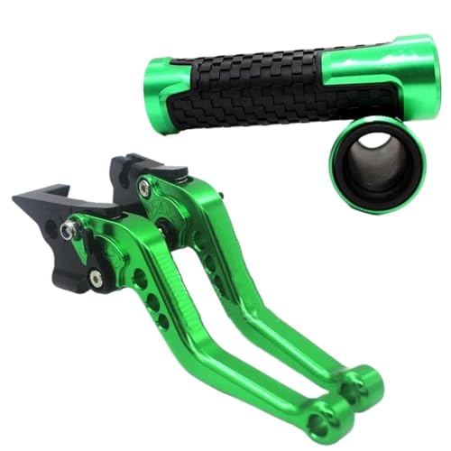 Motorrad Bremskupplungshebel Für XB9 Alle Modelle Für XB9SX 2003 2004 2005 2006 2007 2008 2009 Einstellbare Bremskupplungshebel Lenker Handgriff(Green-A) von GETPZPZHMQ