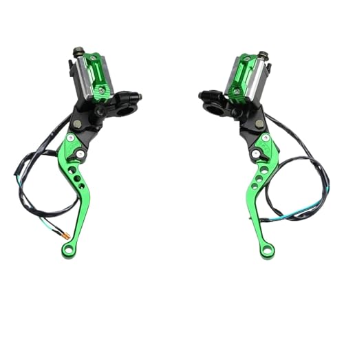 Motorrad Bremskupplungshebel Für Z900 Für Z900RS Für Z 900 Für Z 900RS Für Z 900 RS Bremspumpe Hebel Griff Hydraulische Kupplung Pumpe Hauptzylinder Schlauch Kupplung Bremshebel(Green) von GETPZPZHMQ