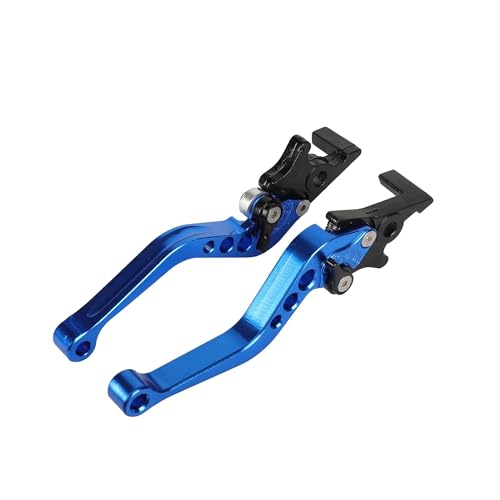 Motorrad Bremskupplungshebel Motorrad-Doppelscheibenbremse Universal-Doppelscheibenbremsgriffhebel Motorrad-Modifikationszubehör(Blue) von GETPZPZHMQ