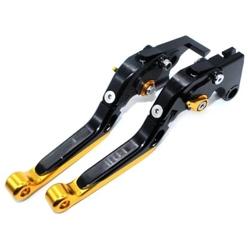 Motorrad Bremskupplungshebel Motorrad Zubehör Für PCX 125 Für PCX125 Für PCX150 Für PCX 150 Einstellbare Brems Griff Kupplung Hebel Kupplung Bremshebel(Half gold) von GETPZPZHMQ