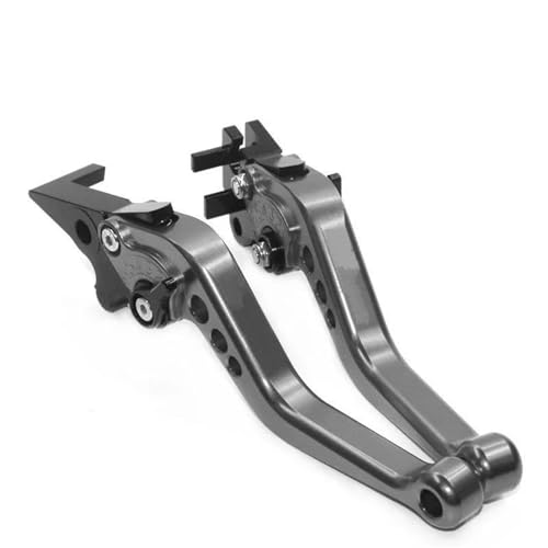 Motorrad Bremskupplungshebel Motorradzubehör Für CFMOTO 650NK 650 NK 2018 2019 2020 Verstellbarer Bremsgriff Kupplungshebel Und Griffstange Kupplung Bremshebel(Titanium) von GETPZPZHMQ