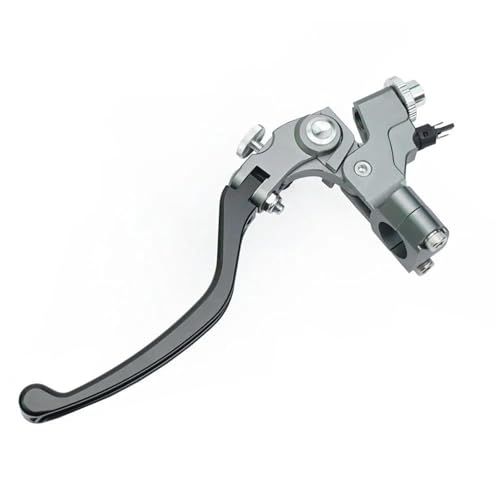 Motorrad Bremskupplungshebel Universal 22mm 7/8 "Motorrad Kupplung Und Handbremse Motorrad Kabel Kupplung Hebel(GRAY) von GETPZPZHMQ