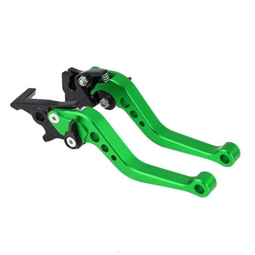 Motorrad Bremskupplungshebel Universal Motorrad Brems Griff Für Motorrad Motorrad Kupplung Trommel Bremshebel Griff(Green) von GETPZPZHMQ
