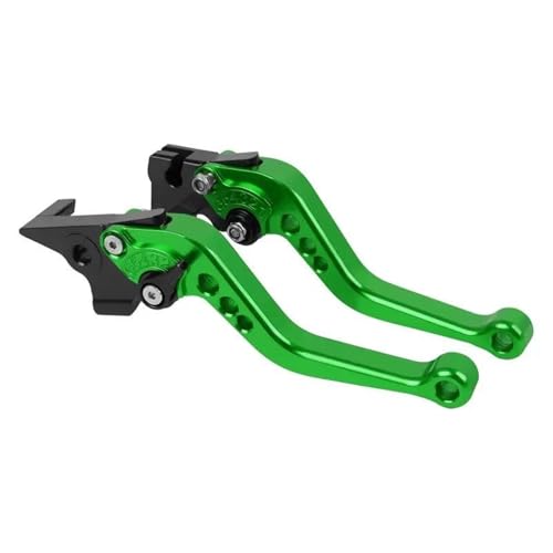 Motorrad Bremskupplungshebel Universal Motorrad Einstellbare Bremshebel Motorrad Kupplung Und Handbremse Motorrad Zubehör(Green) von GETPZPZHMQ