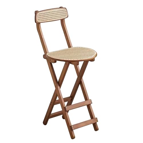 GETSTREE Klappbarer Barhocker, tragbarer runder klappbarer Thekenhocker, Klapphocker for die Küche (Holz, 61 cm) von GETSTREE
