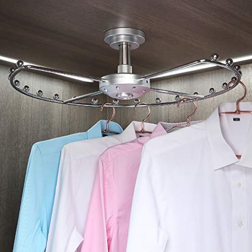 GETZ MSYO 360 Grad Drehbarer Kleiderbügel für Kleiderschrank Ecke Stahlkugeltrennbügel Solid Balls Drehbarer Hosenständer Farben von GETZ MSYO