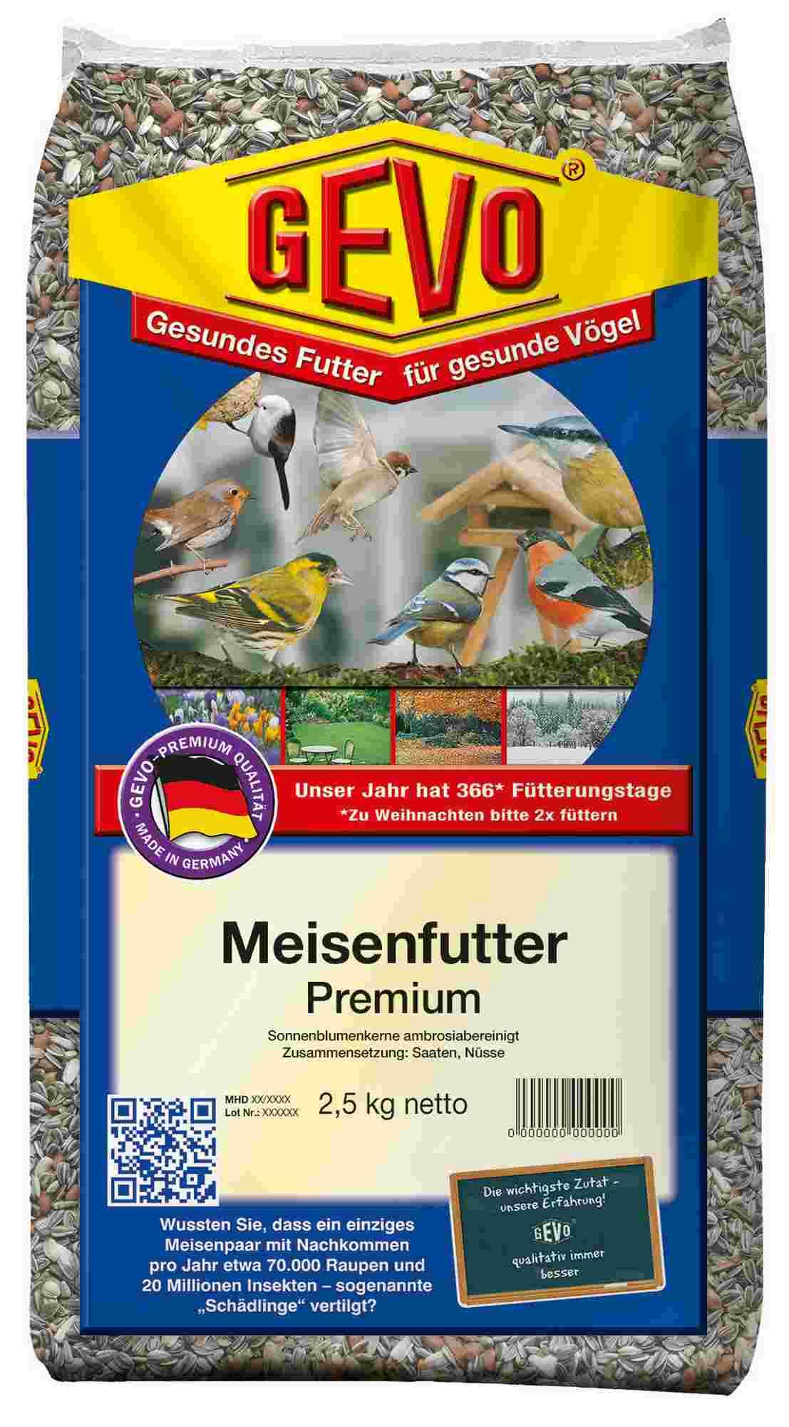 GEVO Vogelfutter Meisenfutter Premium 25Kg 900115 GEVO Vogelfutter Meisenfutter Premium 25Kg 900115 von GEVO