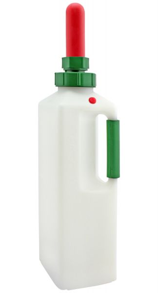GEWA Kälberflasche Premium 3 Liter, mit Sauger, Milchflasche, Kälbe... von GEWA