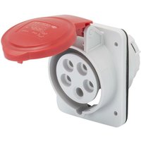 Gewiss - 10 Grad IP54 3P+E 32A 380-415V Rot Schraubverdrahtung Feste Einbausteckdose von GEWISS