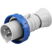 Gewiss - Gerader mobiler Stecker IP69 2P+E 32A 200-250V 50/60Hz Blaue Schraube Verdrahtung von GEWISS