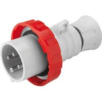Gewiss - Gerader mobiler Stecker IP69 3P+N+E 16A 380-415V 50/60Hz Rote Schraube Verdrahtung von GEWISS