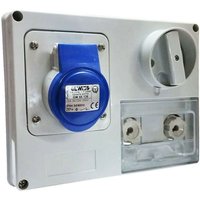 Gewiss - Steckdose mit Verriegelung 2P+E 16A IP44 220V ohne Gehäuse GW66126 von GEWISS