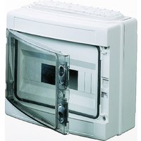 Verteiler mit Klemmleiste & transparenter Rauchglastür (12 te - IP65) - GW40113 - Gewiss von GEWISS
