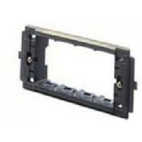Systemhalter 4 plÄtze graue farbe fÜr plÄtze gw24202 von GEWISS