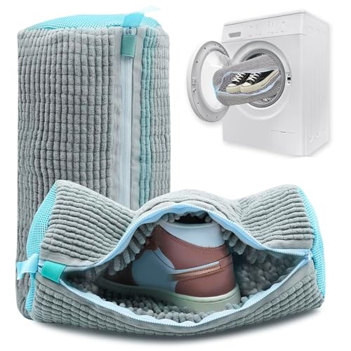 2er Pack Schuhwaschbeutel Waschmaschine Wiederverwendbarer Anti Verformung Mit Reißverschluss Schuhe Wäschesack Schuhsack für Waschmaschine und Trockner für alle Schuharten und Größen 2er Pack Schuhwaschbeutel Waschmaschine Wiederverwendbarer Anti Verformung Mit Reißverschluss Schuhe Wäschesack Schuhsack für Waschmaschine und Trockner für alle Schuharten und Größen von GEXINKEJI