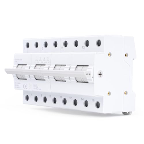 GEYA Umschalter 4P 125A Lasttrennschalter Dual Power Manual Transfer Isolating Switch AC 400V Interlock Schutzschalter Manueller Doppelleistungstransfer Trennschalter DIN-Schiene Montage. GEYA Umschalter 4P 125A Lasttrennschalter Dual Power Manual Transfer Isolating Switch AC 400V Interlock Schutzschalter Manueller Doppelleistungstransfer Trennschalter DIN-Schiene Montage. von GEYA