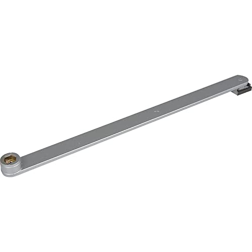 GEZE Hebel mit vernietetem Gleitstein silberfarbig 333 mm 079332 von GEZE