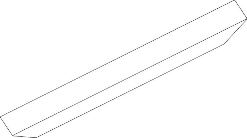 GEZE Türbeschlag Geze LM-Abdeckprofil OL90N, 2000mm, EV1 von GEZE