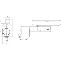 Geze - Türschließer ts 5000 efs,en 3-6, 1-flg. Gleitschiene, silber Geze - Türschließer ts 5000 efs,en 3-6, 1-flg. Gleitschiene, silber von GEZE