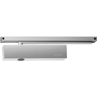 Geze - ts 5000 Türschließer Softclose für Türen bis 1400mm + Gleitscheine mit Feststellung, silber von GEZE